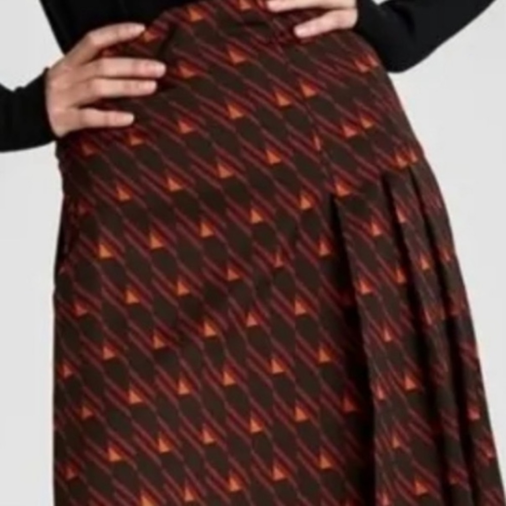 Zara Geometric printed midi skirt - Picture 7 of 10